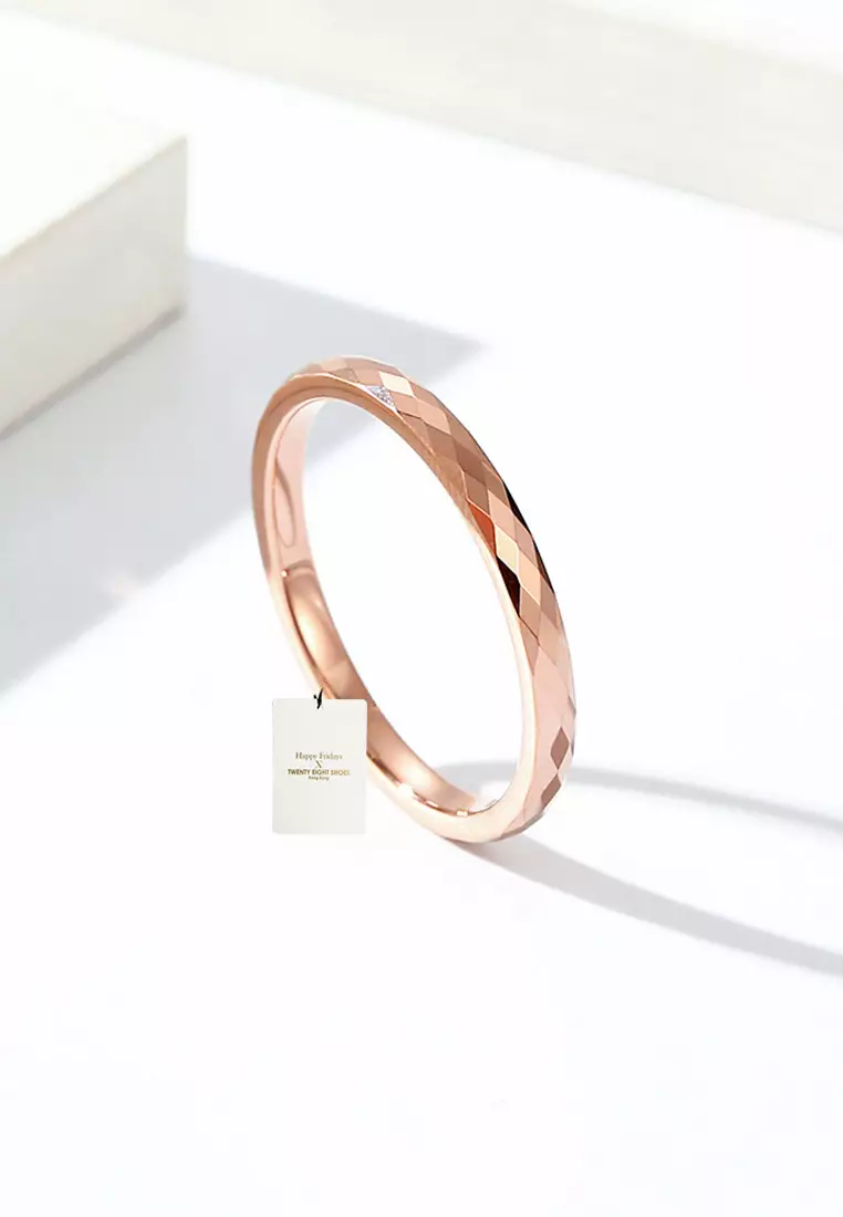 Rhombus Tungsten Carbide Ring JW QF-041