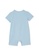 Cotton On Kids blue The Short Sleeve Romper D7478KAAC0B3BDGS_2