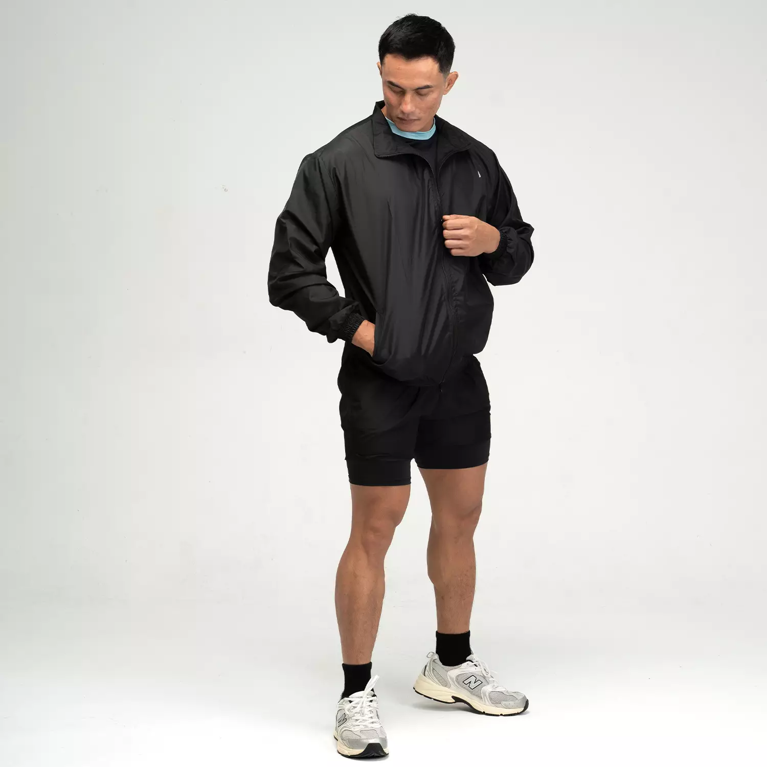 Windbreaker Sports Jacket Black