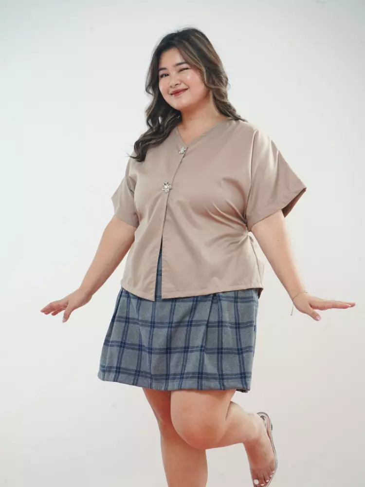 xtramiles Ladies top collete top khaky