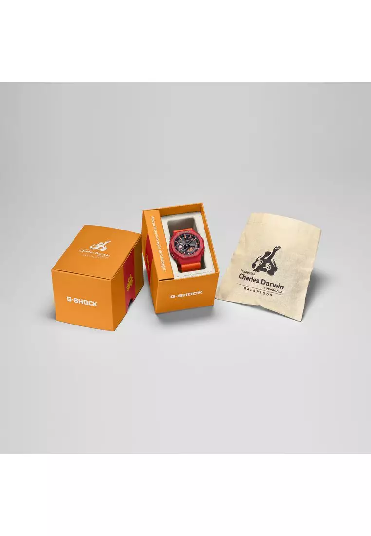 CASIO G-SHOCK x CHARLES DARWIN FOUNDATION Limited Edition GA-B2100DF-4A