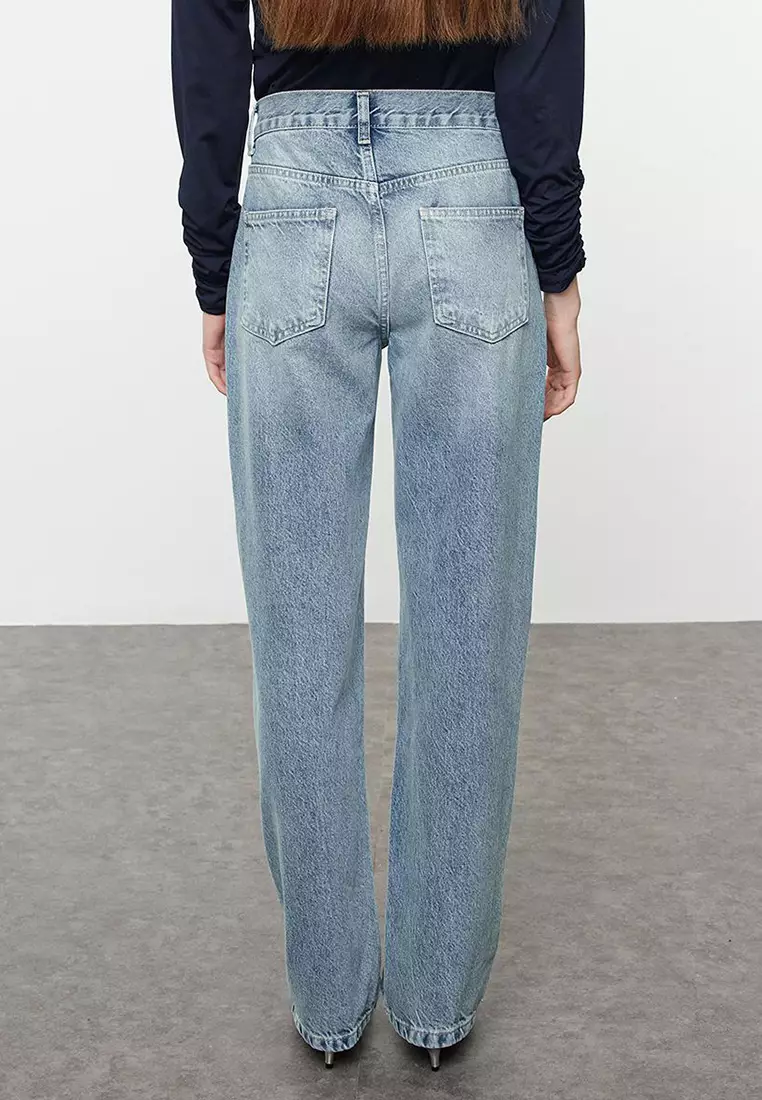 Light Washed Denim Jeans