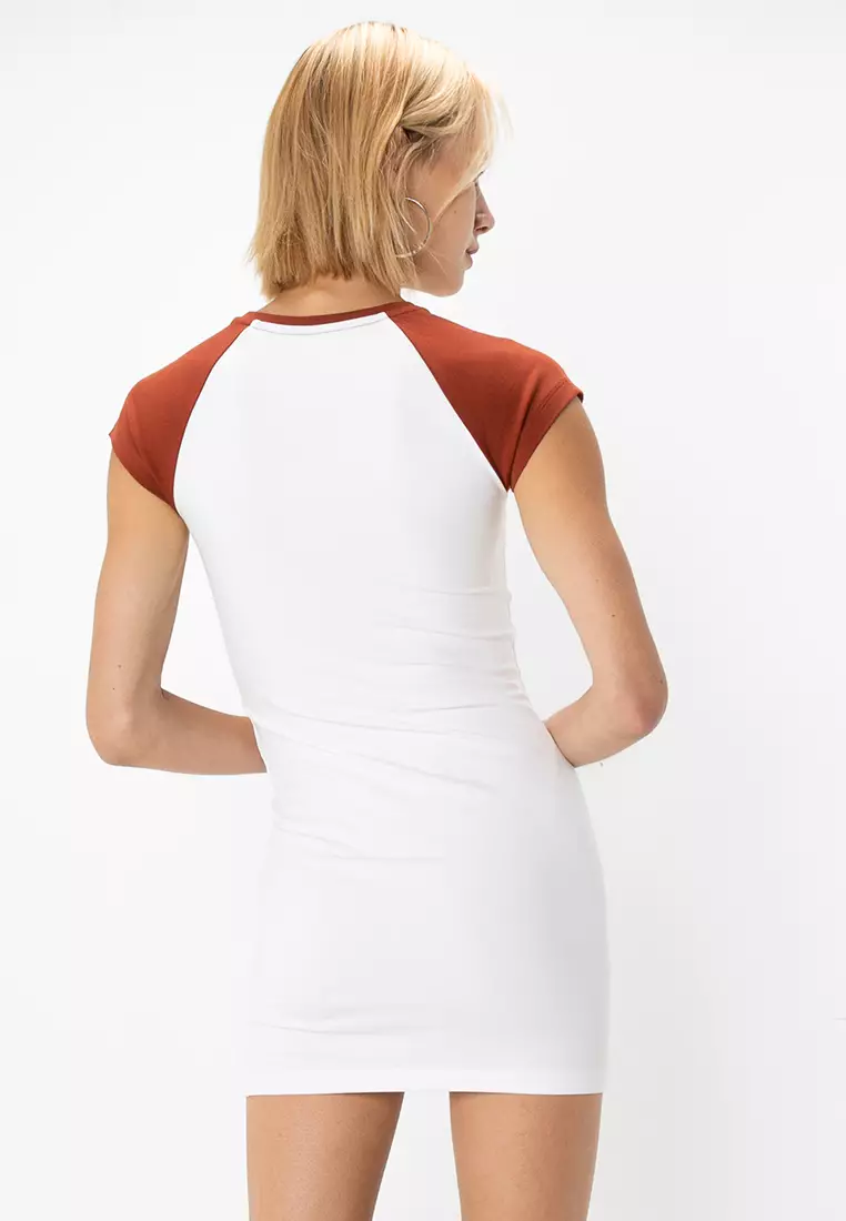Petite Contrast Bodycon T-Shirt Dress Chicago