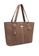 Unisa brown Vintage Contrast Stitching Ladies Tote Bag UN821AC38DSVMY_2