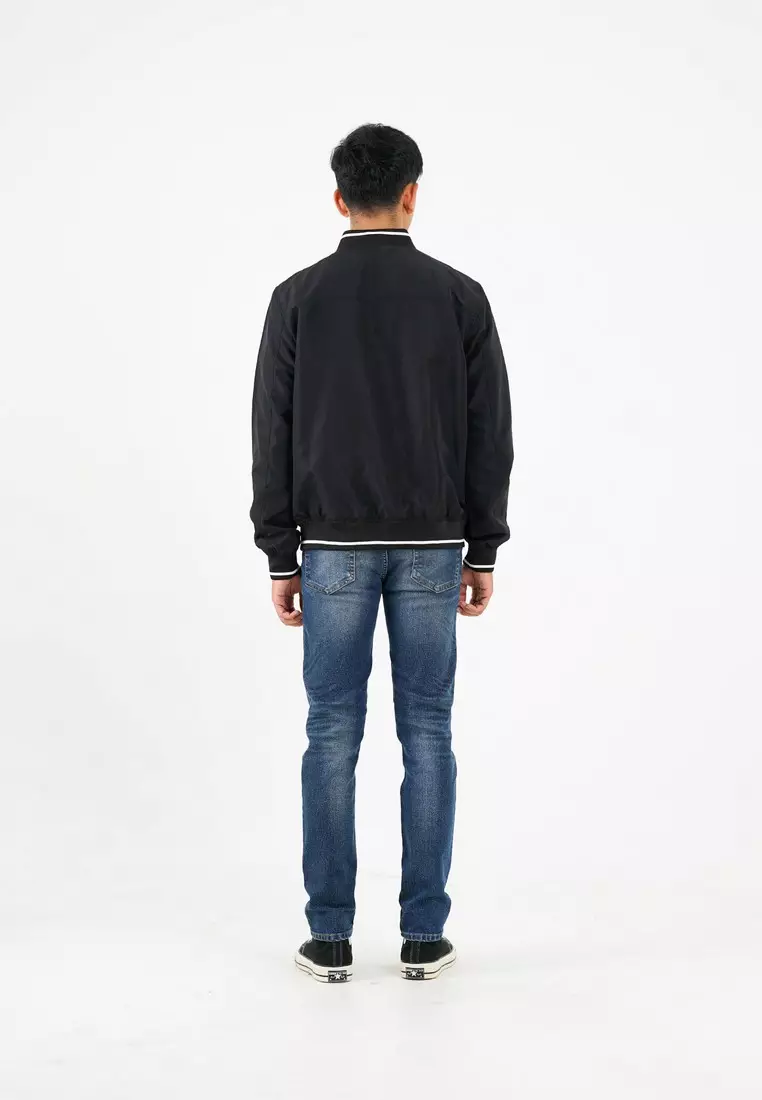 3Second Men's Bomber Jacket Regular Fit Taslan Vega C051124