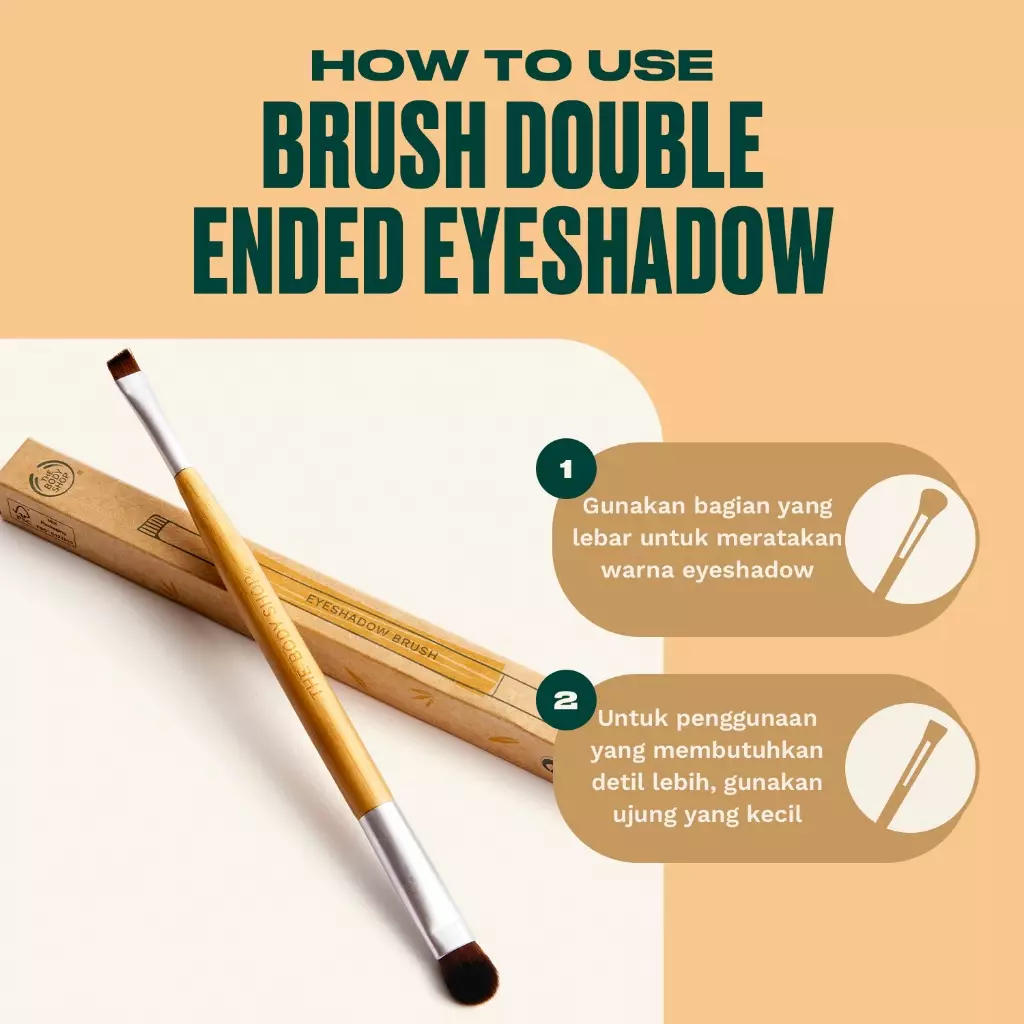 Double Ended Eyeshadow Brush