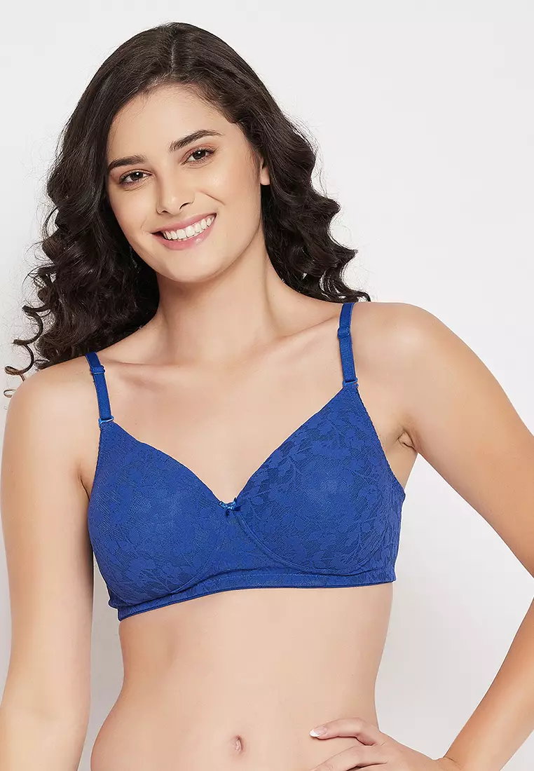 electric blue sports bra