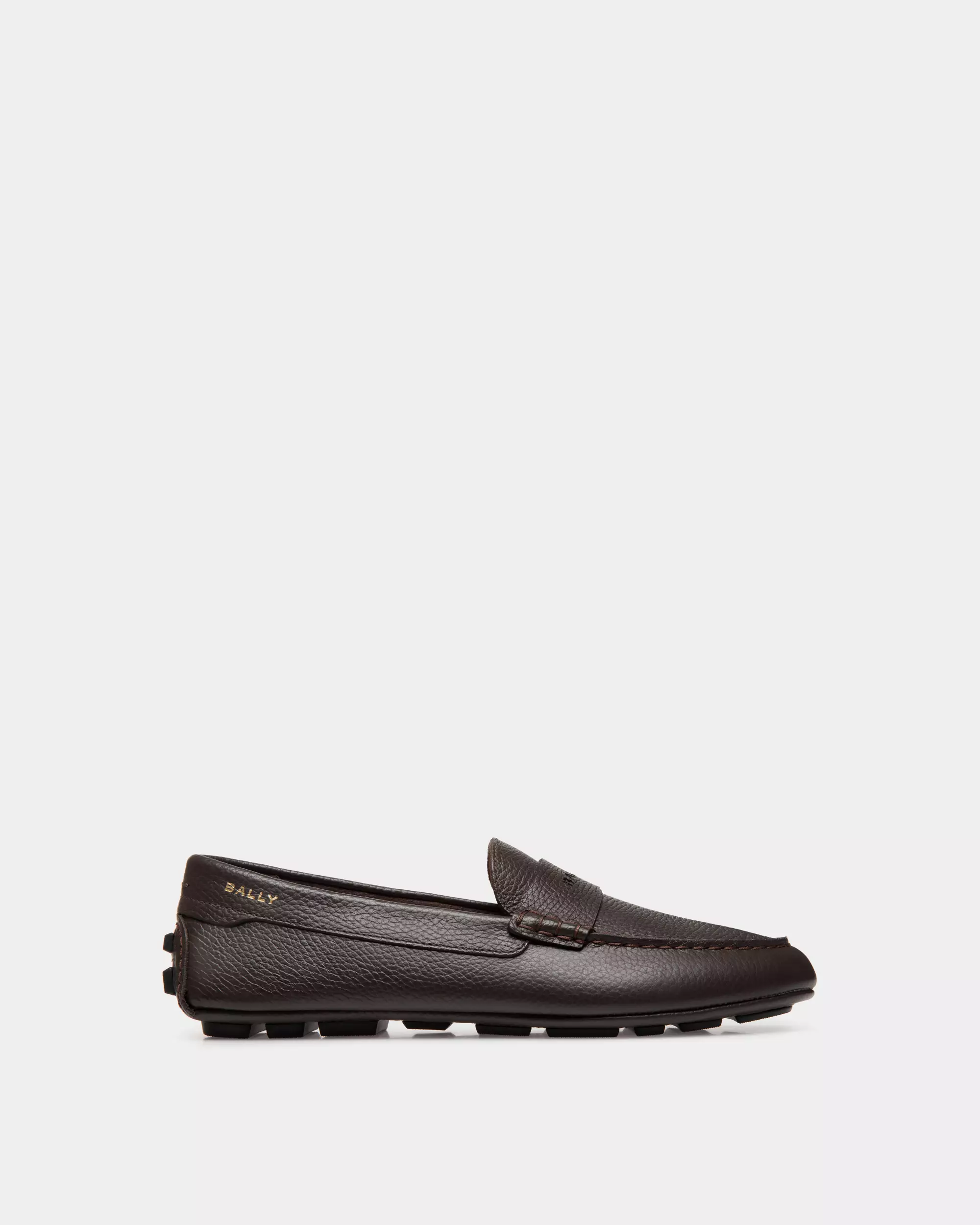 Bally Kelys-U Grained Leather Loafers - Brown