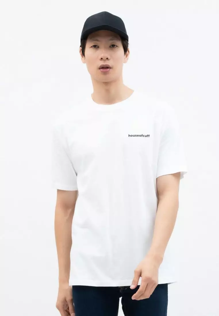 Houseofcuff T-shirt Kaos Putih Burung Bangau Tersedia Size S-4XL