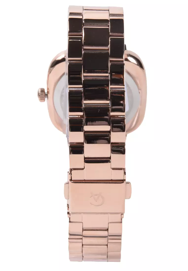 Alexandre Christie - Jam Tangan Wanita - Rosegold Blue - Stainless Steel - 2984 LHBRGBU