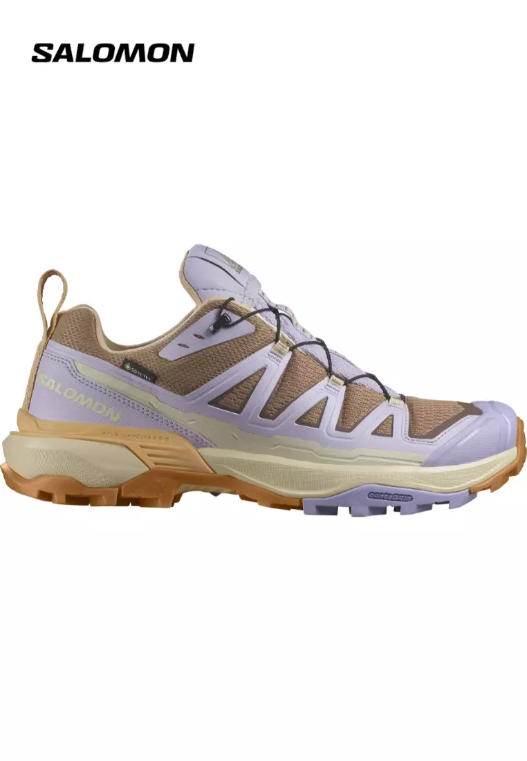 Discount on Salomon  shoes - SKU: X ULTRA 360 EDGE GTX Women Outdoor Shoes in Raw Umber / Orchid Petal / Peach Quartz