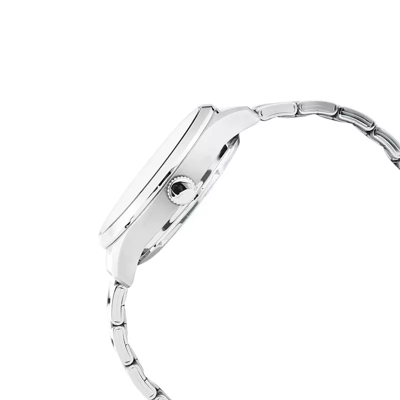 Jam Tangan Pria Alba Mechanical AL4275X1 Automatic Man Black Camouflage Dial Stainless Steel Strap