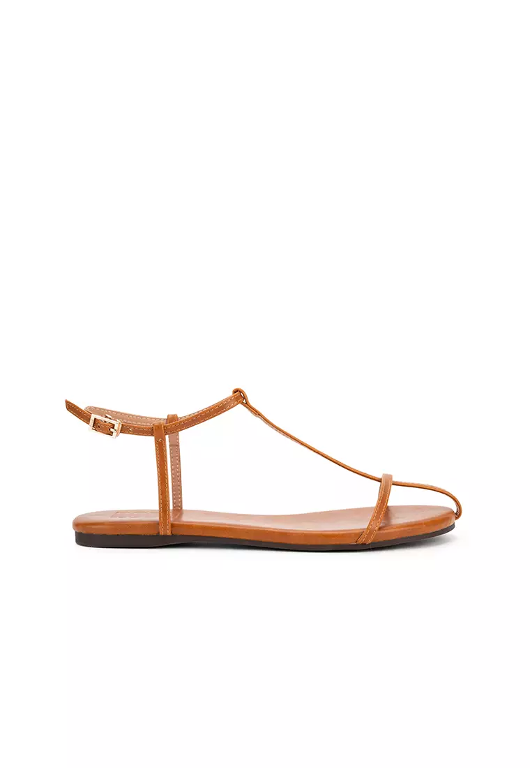 Discount on Nose  shoes - SKU: T Strap Flat Thong Sandal