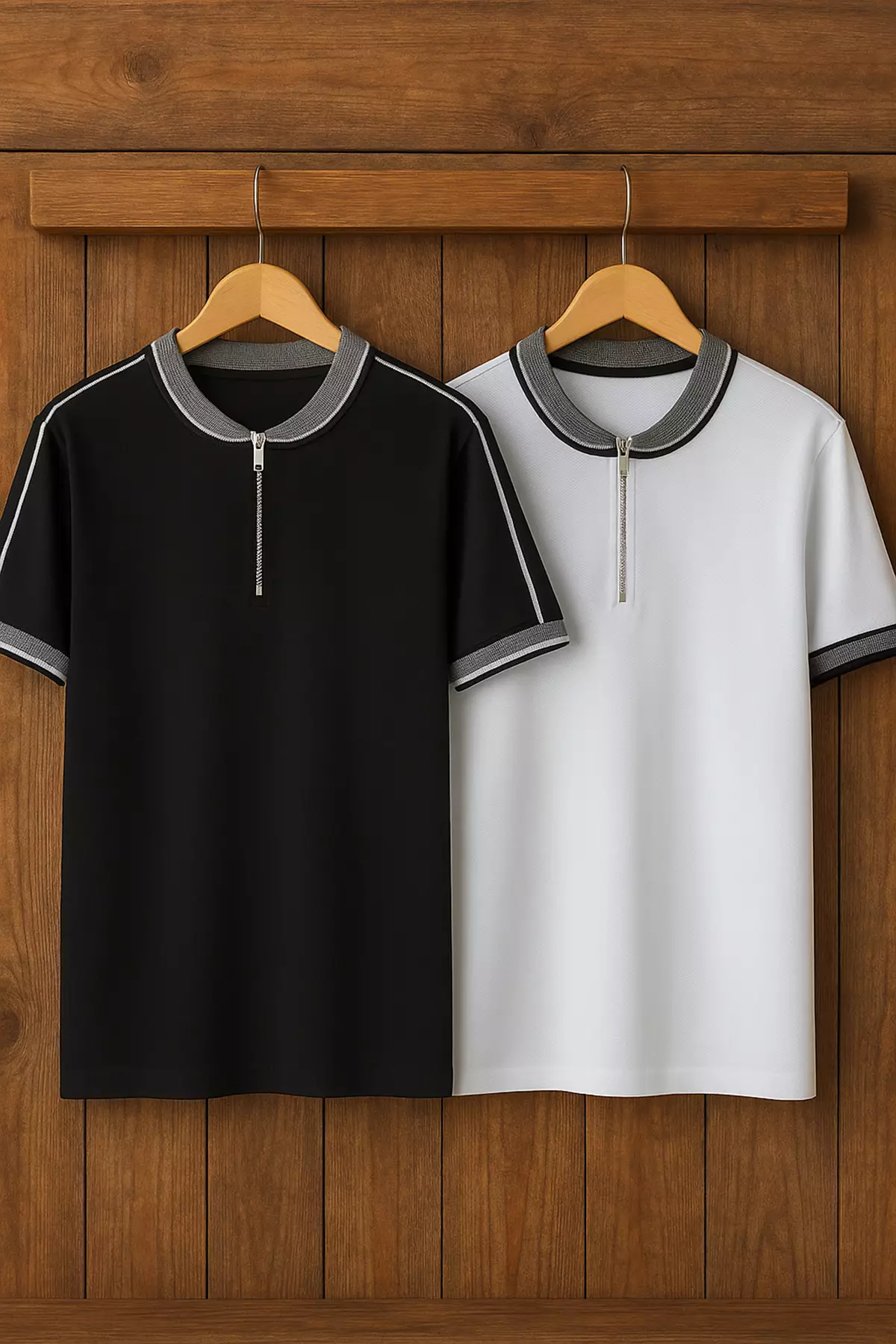 Buy Trendyol Black-White Pack Regular/Normal Cut Bias Judge