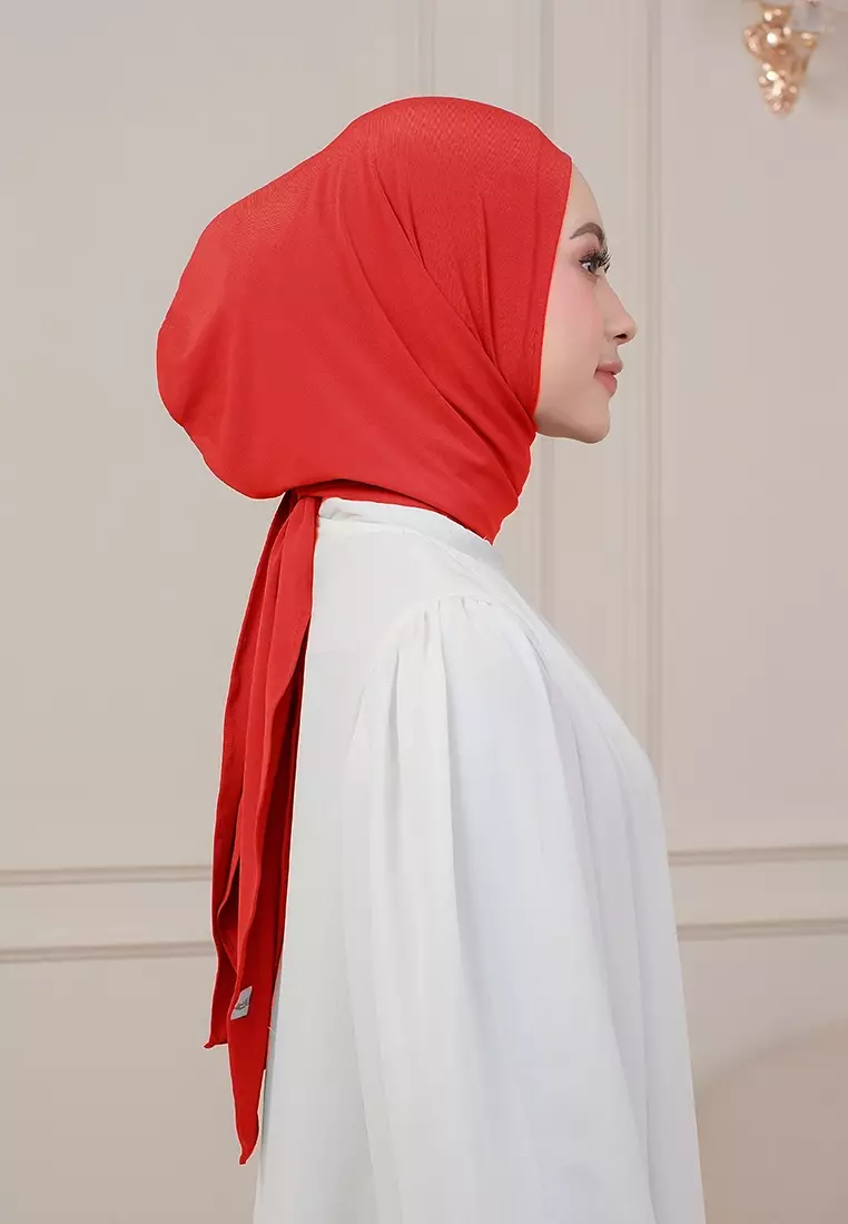 HIJAB INSTAN QIARA - RED