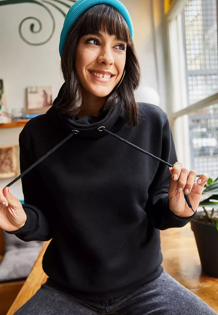 Drawcord sweatshirt online