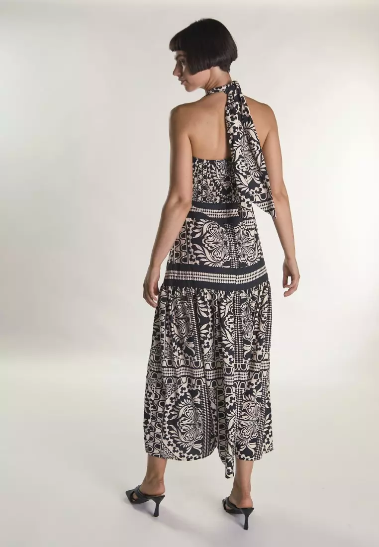 Halter Neck Maxi Dress