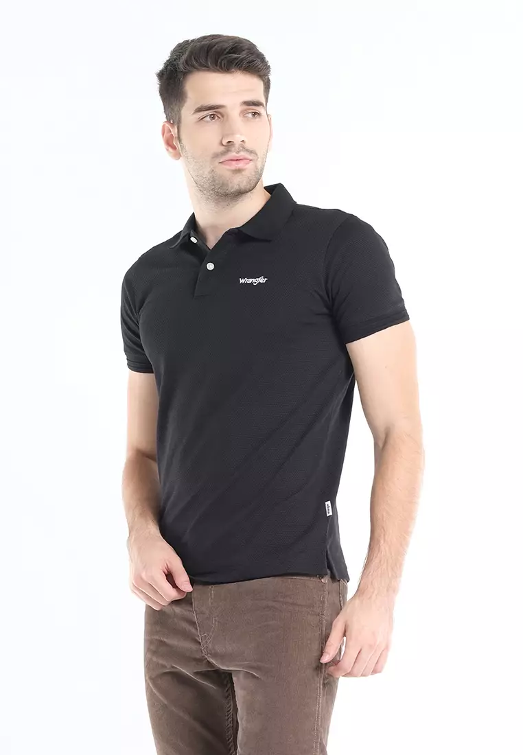 Wrangler Plain Color Polo Shirt for Men