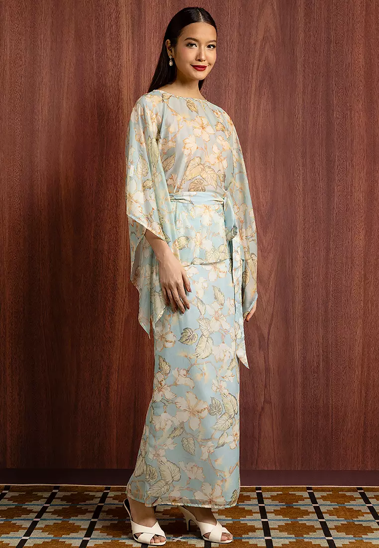 ALYSHA CAFTAN KURUNG SET
