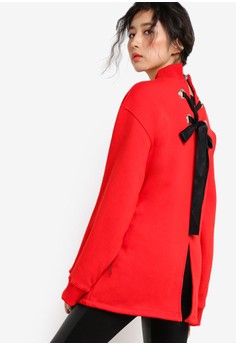 Korean Fashion Eyelet Jumper