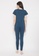 Clovia blue Clovia Owl Print Top & Pyjama in Navy - 100% Cotton 40138AAC303994GS_4