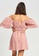 The Fated pink Corte Mini Dress 2010DAA9C295E6GS_3