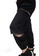 London Rag black Black Zipper Closure Slits Dance Track Pants C1296AA7D8322DGS_5