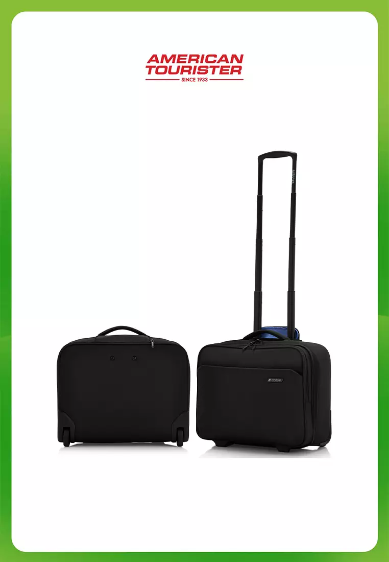American Tourister Koper Hardcase Rubio Rolling Tote Upright - Black