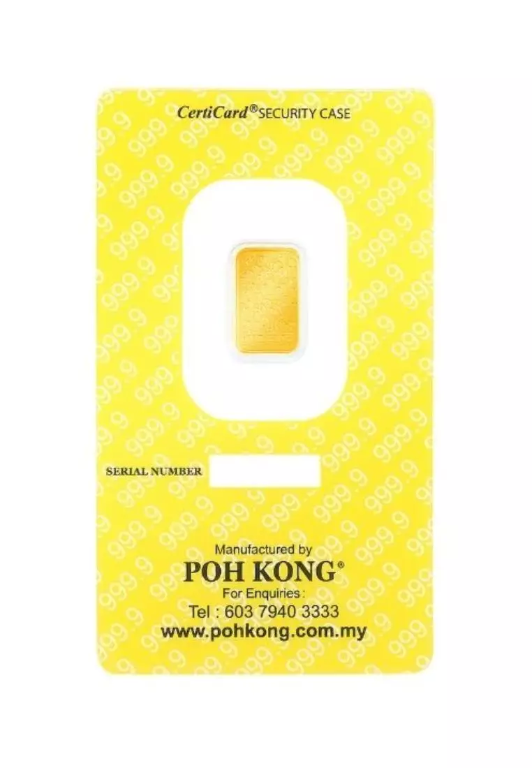 Buy Poh Kong Poh Kong 999/24K Pure Gold Bunga Raya Gold Bar (2g) 2023
