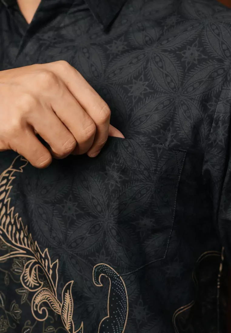 Hadinata Batik Kemeja Panjang Furing Superfine Quraisy Quincy