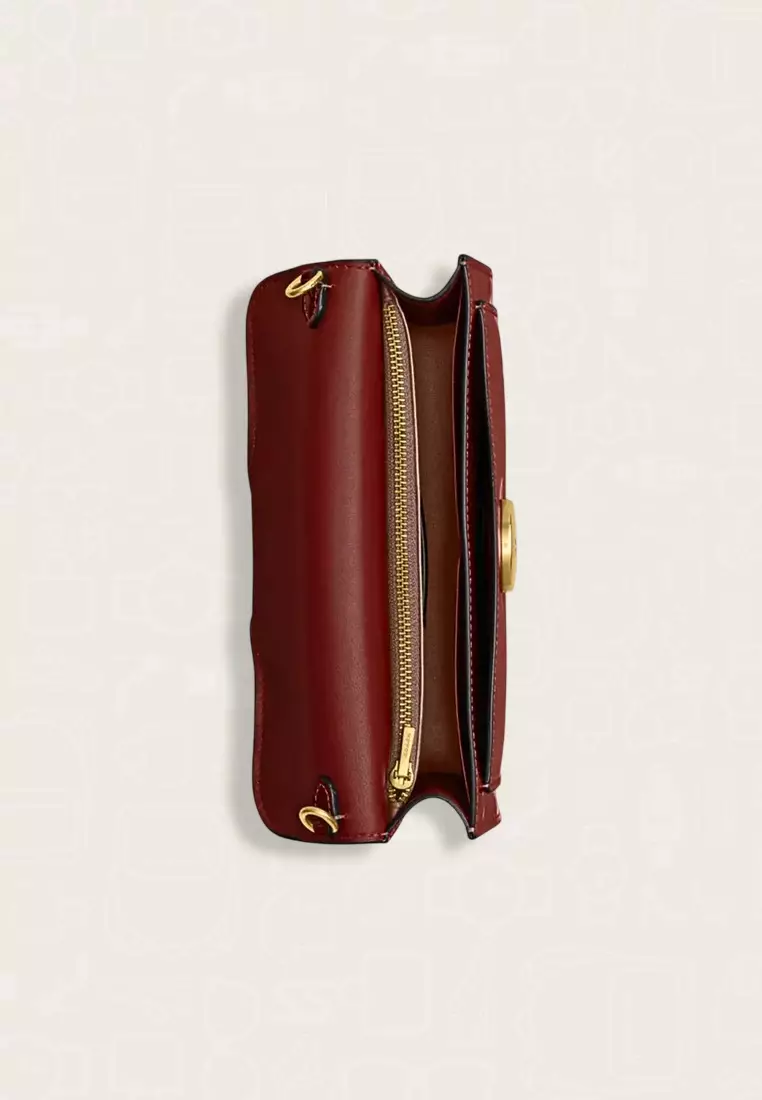 Coach Tabby Chain Clutch Dark Neutral