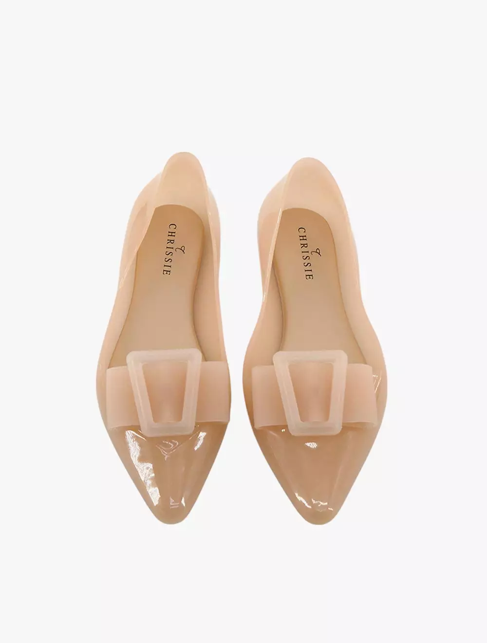 Payless Chrissie Womens Frances Jelly Flats - Nude_15