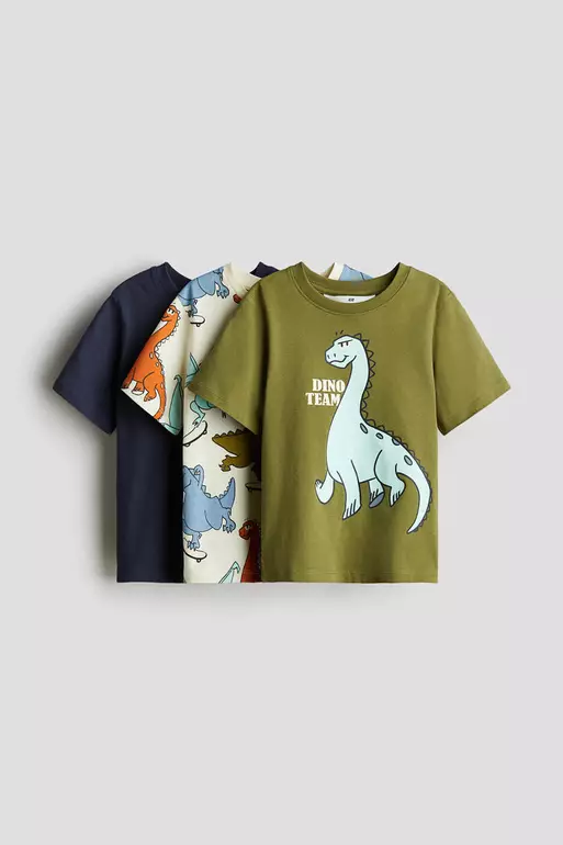 3-pack cotton T-shirts
