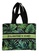 EGLANTINE black and green EGLANTINE® X 2D4O® - "Staycation Bag" Wrinkle Free Canvas Tote Bag F4A58ACB96D558GS_3