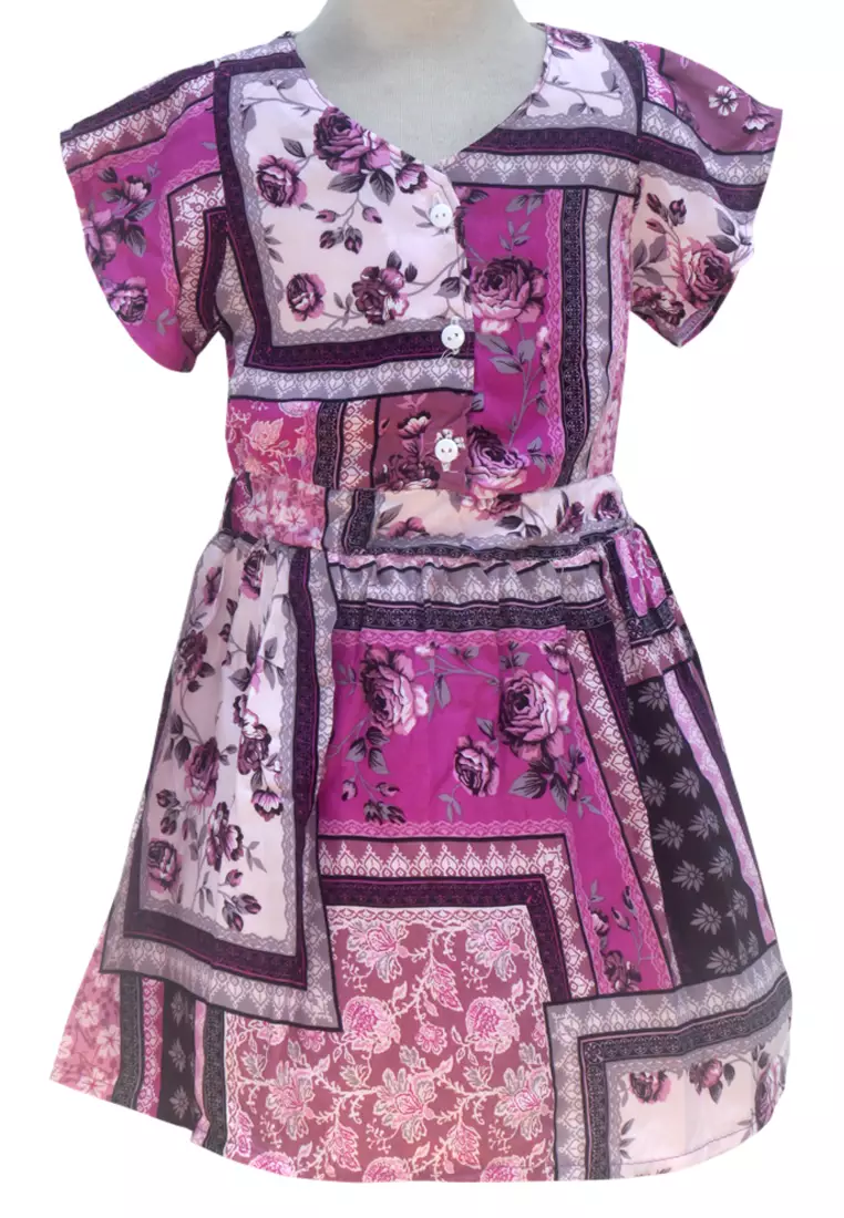 Two Mix Daster Anak Cewek Bahan Rayon 4104