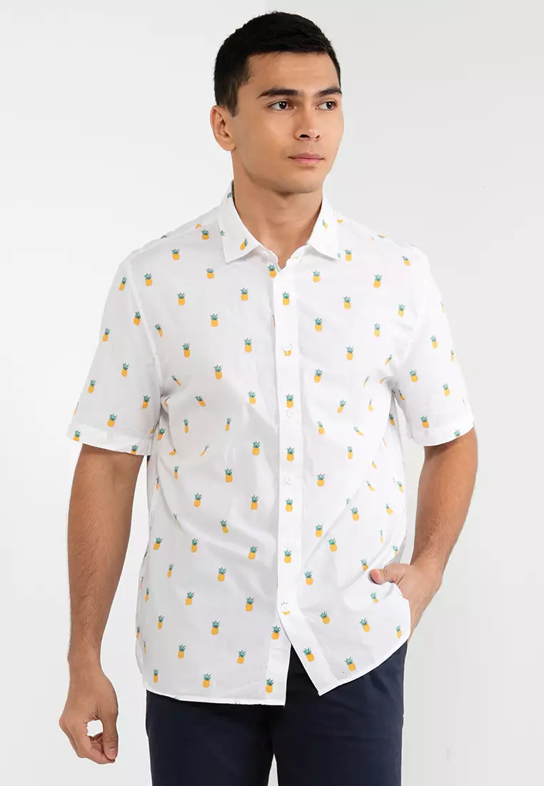 Pineapple cheap dress shirt