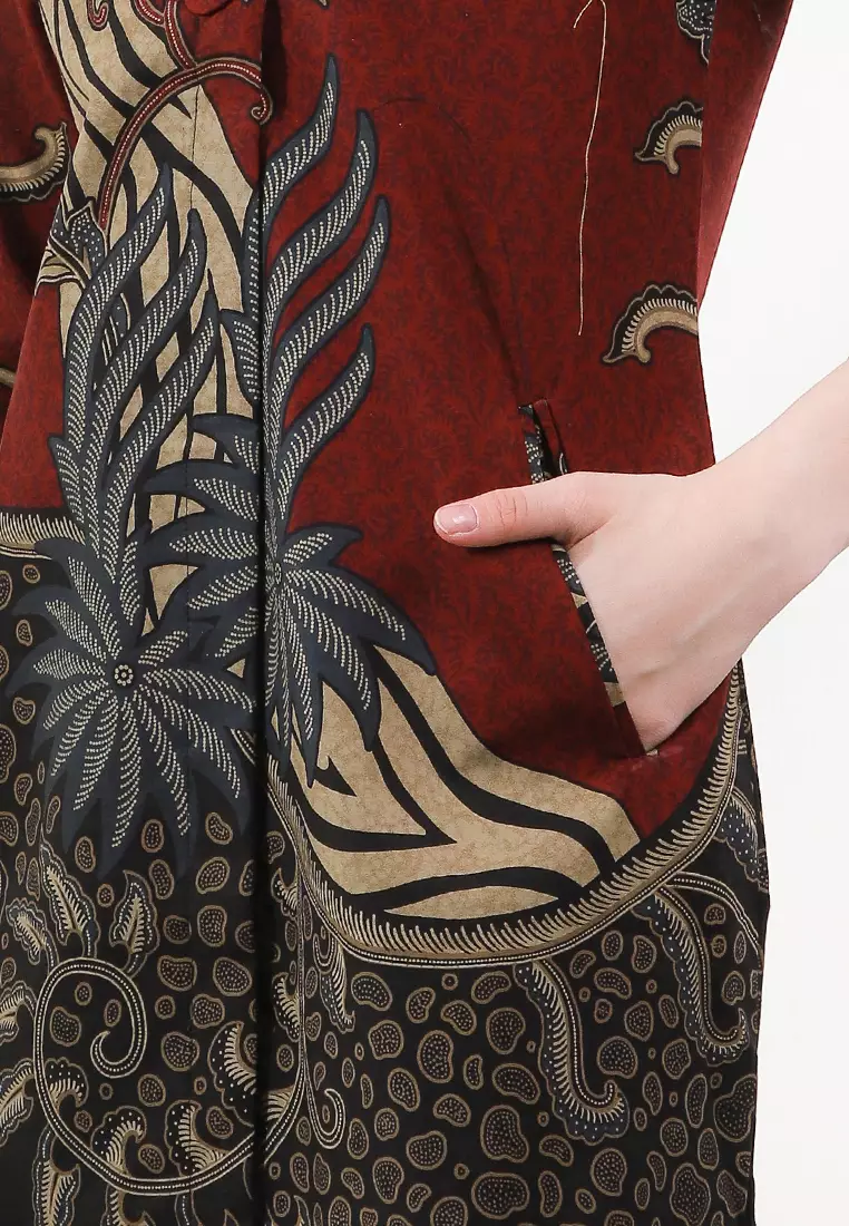 BATIK TALENTA EXCLUSIVE batik wanita blous FLOWERS CREEPING