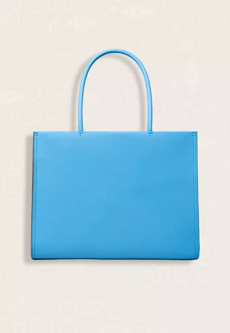 Tory Burch Small Ella Bio Tote Blue Azure