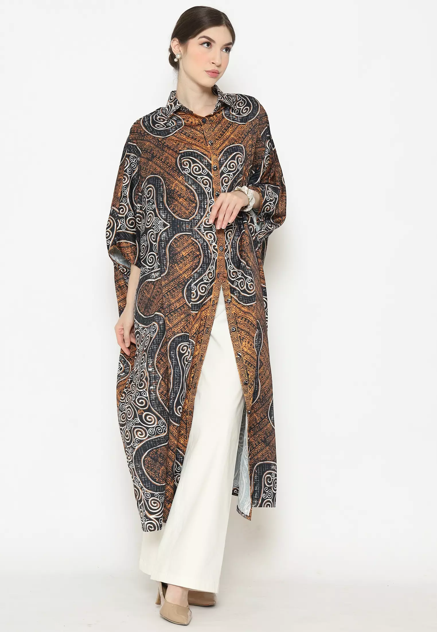 Kanzi Collared Kaftan
