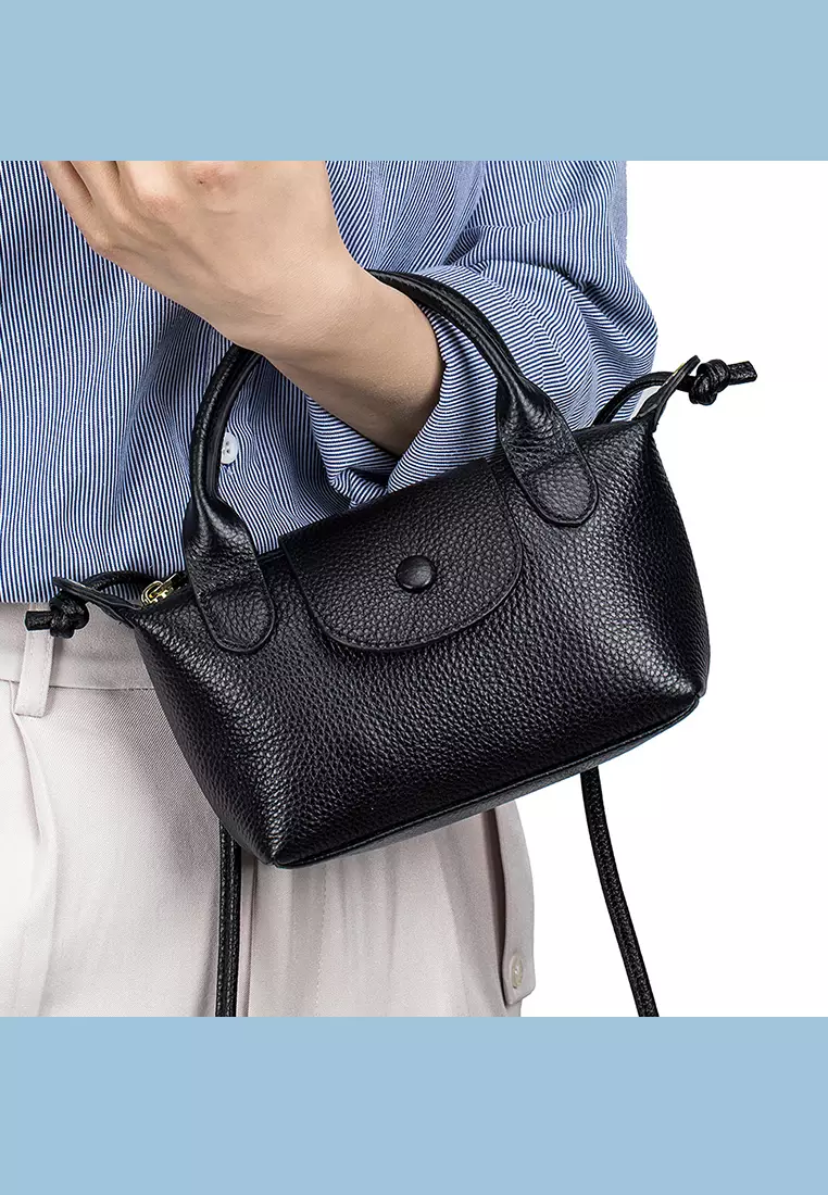 Multi Purpose Full Grain Leather Mini Cross-Body Bag JW AN-2305