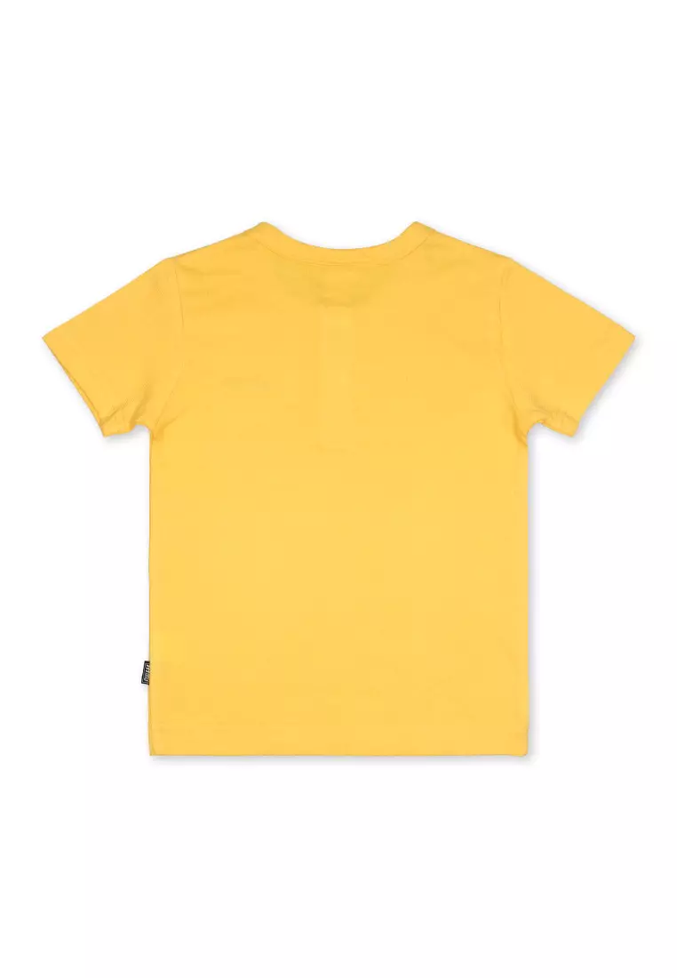 Boys Henley T-Shirt with Pipping Collar