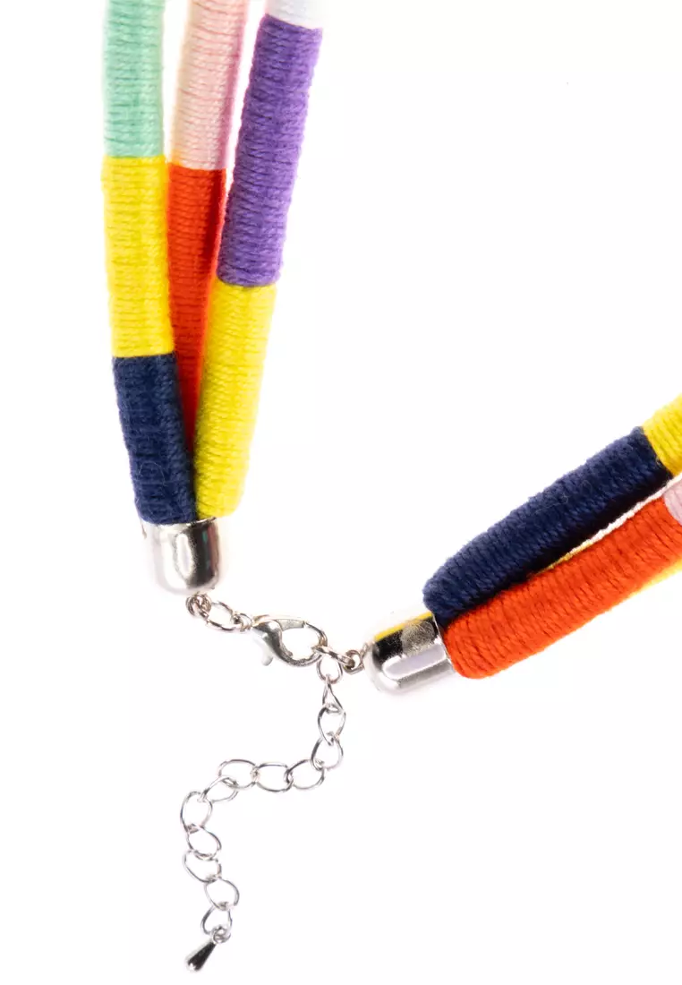 Buy IRAYAMANGYAN ART Thread Necklace Set of 3 2023 Online ZALORA