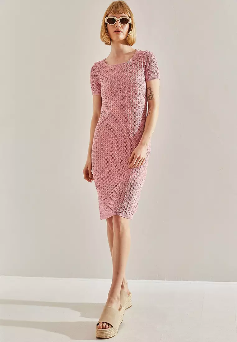 Women's Openwork Lined Dress