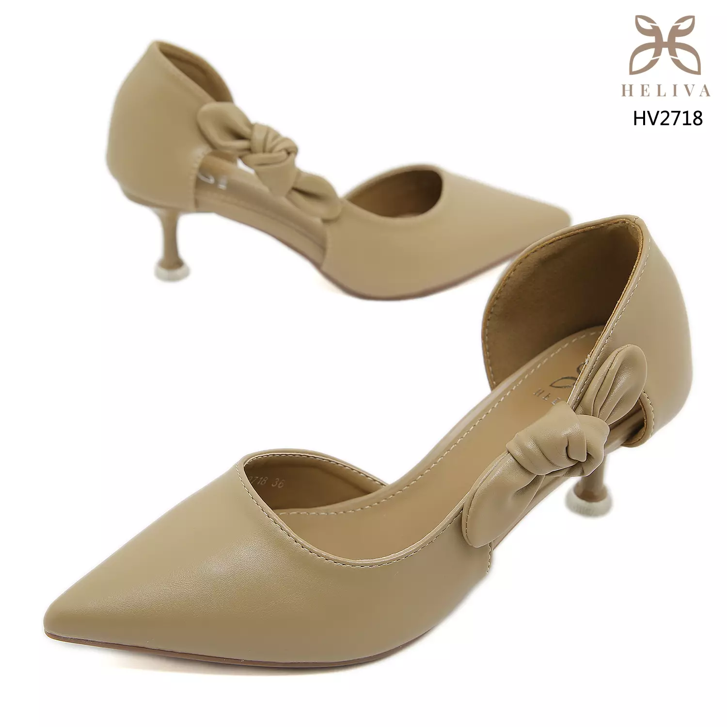 Heliva Alea Women High Heels Bow Accessories Sol 5.5cm HV2718
