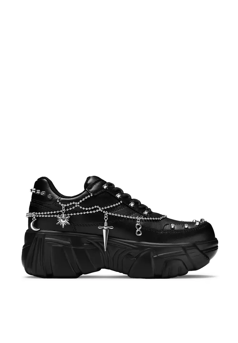 Discount on Koi Footwear  shoes - SKU: Jinx Black Mystic Charm Trainers