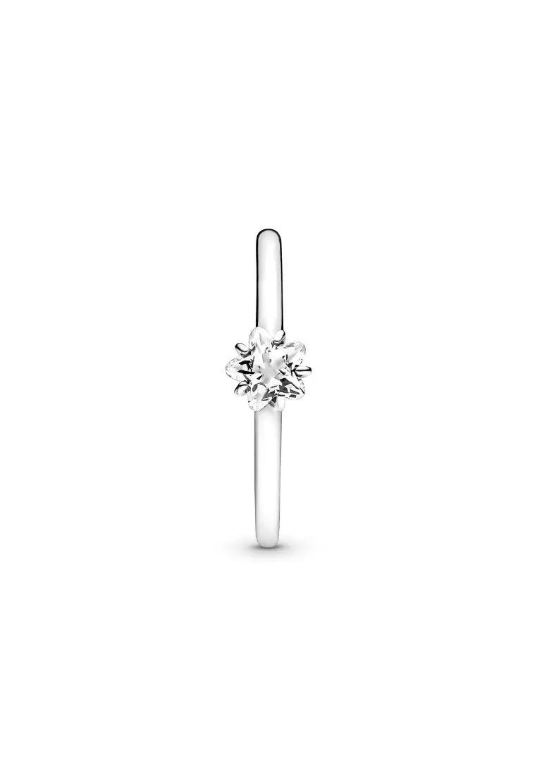 Celestial Sparkling Star Solitaire Ring