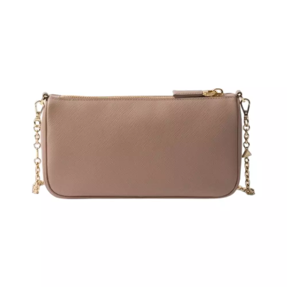 [4.4PRIL KEJUTAN HARGA] Saffiano Leather Chain Mini Bag Powder Pink