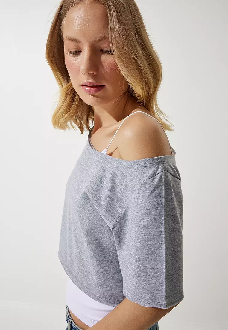 Asymmetrical Crop T-Shirt