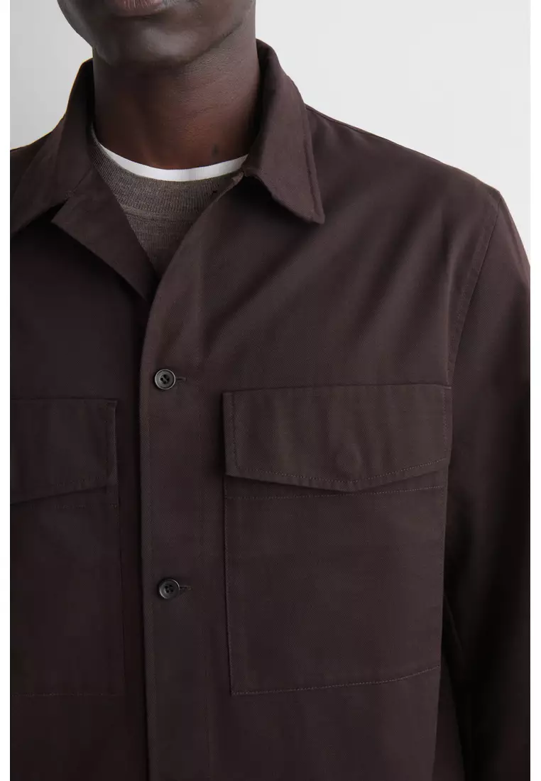 RELAXED COTTON OVERSHIRT