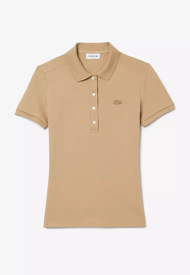 Women's Lacoste Stretch Cotton Piqué Polo Shirt